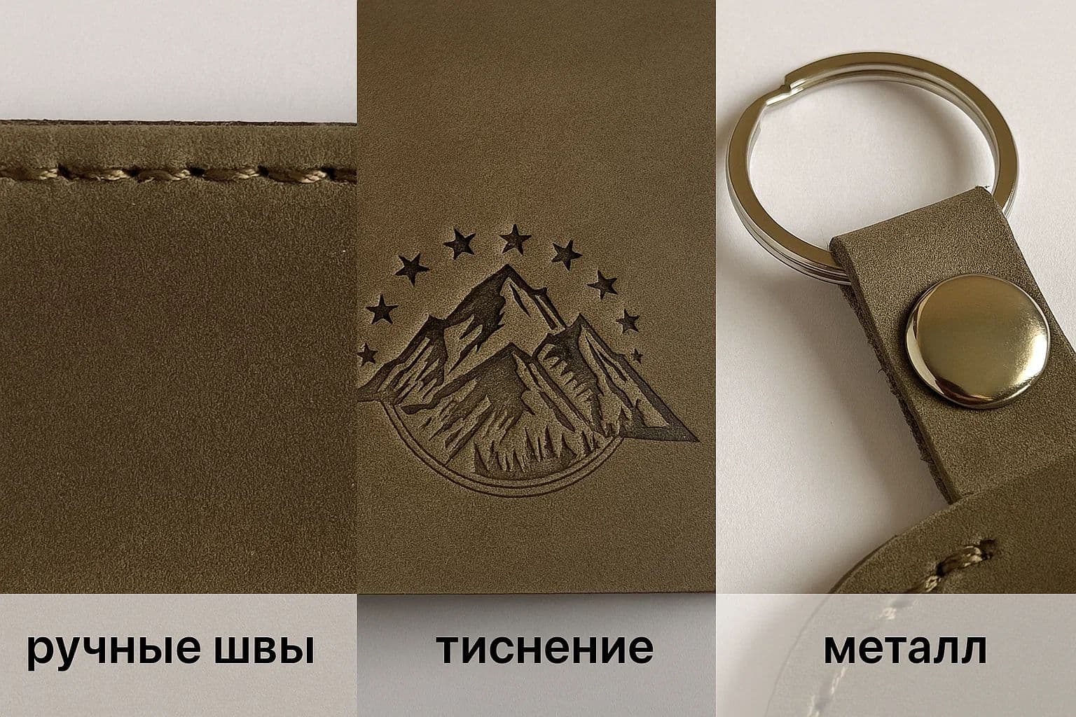 Карманная ключница, хаки, фото 4